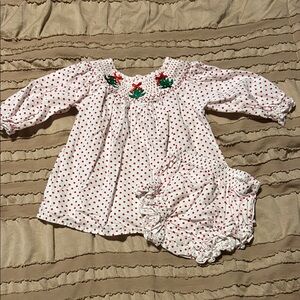 Kids Polka Dot Matching Set - Red and White